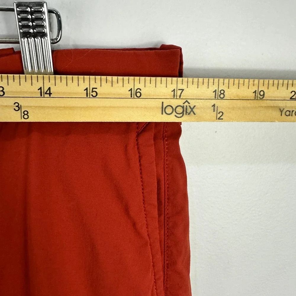 J Crew Stretch Shorts 34 Red Preppy Coastal Casual Travel Minimalist Menswear‎